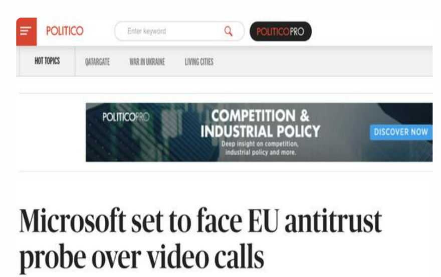 欧盟发出反垄断警告，微软收购暴雪受阻