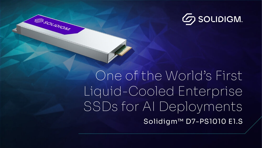 为AI部署而生，Solidigm推出液冷企业级SSD